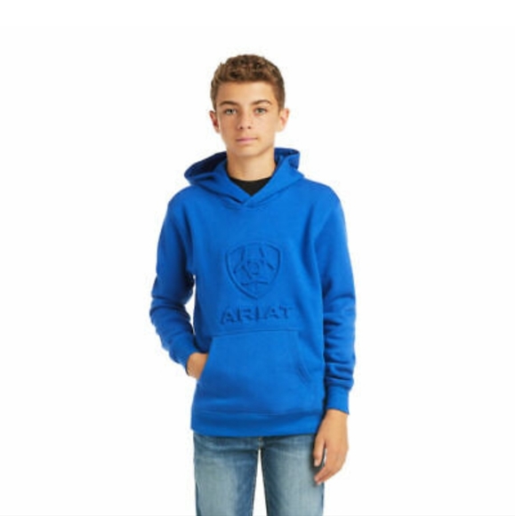 Ariat Basic Hoodie Sweatshirt Colbolt Blue. - Picture 5 of 5